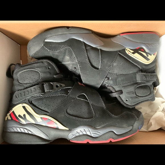 Preowned Jordan 8 Playoffs size 6.5 - Picture 4 of 5